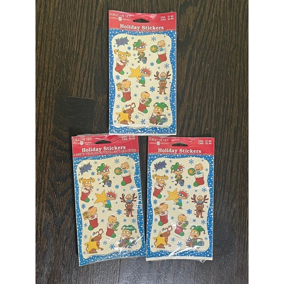 Rugrats Christmas Stickers Lot Of 3 American Greetings NOS Factory Sealed - Picture 1 of 4